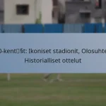 T20-kentät: Ikoniset stadionit, Olosuhteet, Historialliset ottelut