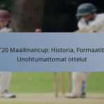 T20 Maailmancup: Historia, Formaatit, Unohtumattomat ottelut