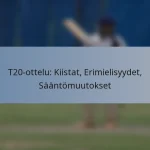 T20-ottelu: Kiistat, Erimielisyydet, Sääntömuutokset