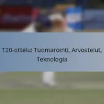 T20-ottelu: Tuomarointi, Arvostelut, Teknologia