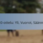 T20-ottelu: Yli, Vuorot, Säännöt