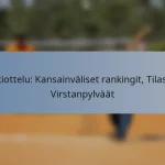 Testiottelu: Kansainväliset rankingit, Tilastot, Virstanpylväät