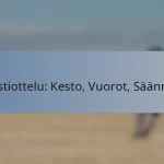 Testiottelu: Kesto, Vuorot, Säännöt