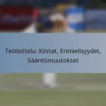 Testiottelu: Kiistat, Erimielisyydet, Sääntömuutokset