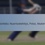 Testiottelu: Nuorisokehitys, Polut, Akatemiat