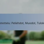 Testiottelu: Peliehdot, Muodot, Tulokset