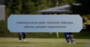 Vaaleanpunainen pallo -testimatsi: Näkyvyys, vaikutus, pelaajien sopeutuminen