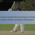 Yhden päivän kansainväliset ennätykset: Korkeimmat pisteet, Parhaat suoritukset, Merkkipaalut
