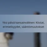 Yksi päivä kansainvälinen: Kiistat, erimielisyydet, sääntömuutokset